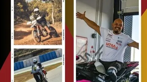 Carlos Blanco reflexiona sobre el motociclismo adaptado como camino de superación