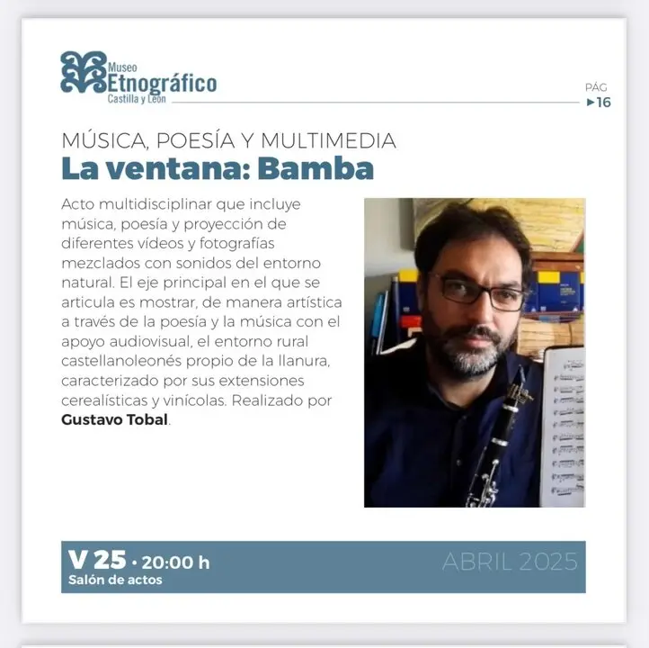 La ventana Bamba de Gustavo Tobal