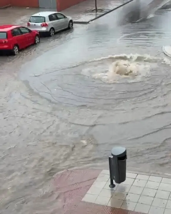 la lluvia inunda varias zonas de Zamora (1)