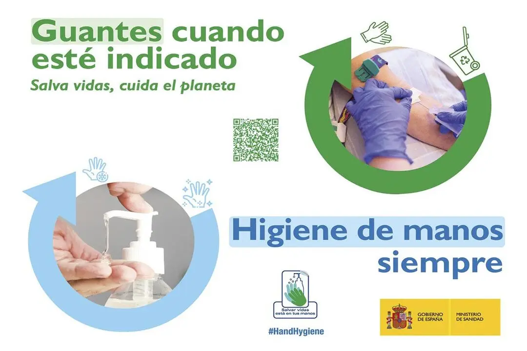 Cartela de la campaña Higiene de Manos