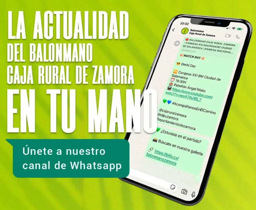 BM Zamora lanza su canal de WhatsApp