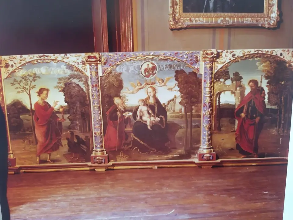 Cesión retablo a la diocesis