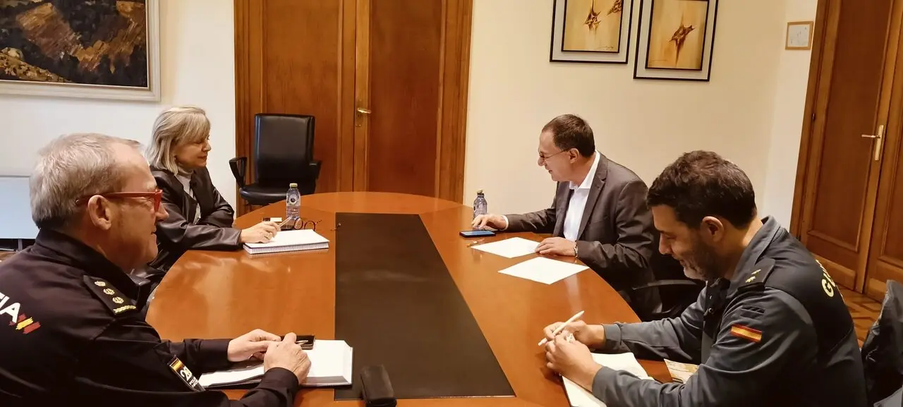 Subdelegación del Gobierno. Reunión de Coordinación semanal con las FCSE