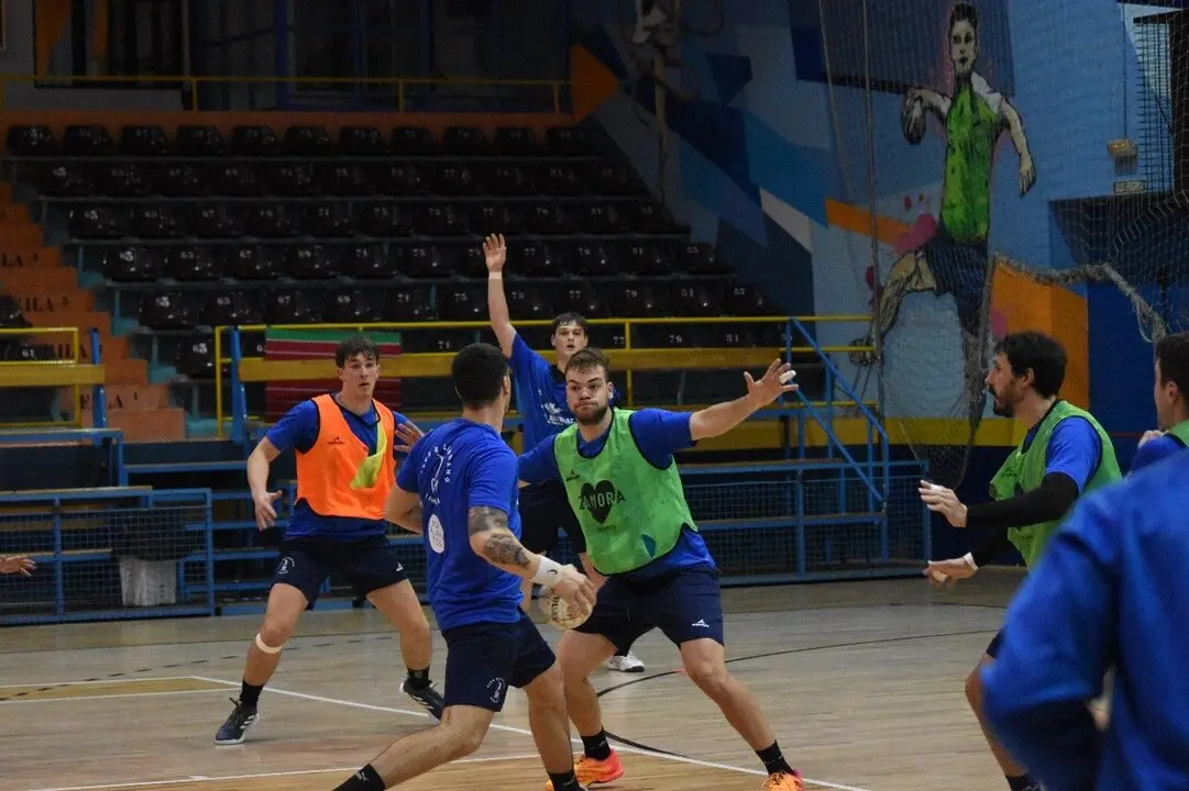 entrenamiento balonmano zamora