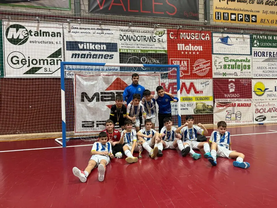 alevines 1. Atlético Benavente Fútbol Sala