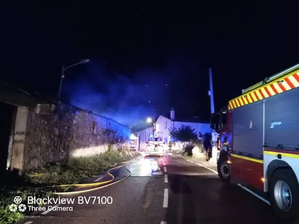 incendio calcina una vivienda en Sogo