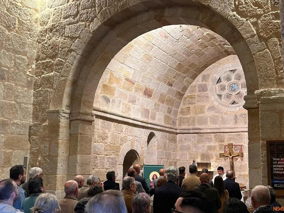 Procesión y bendición de campos en el barrio de San Isidro en Zamora