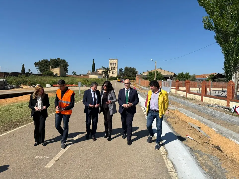 Inicio de las obras en Pajares de la Lampreana