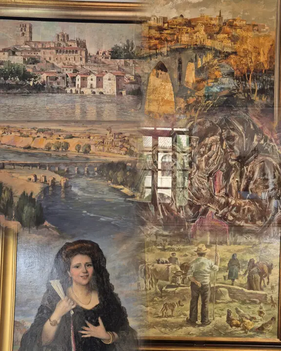 obra de arte en la diputación