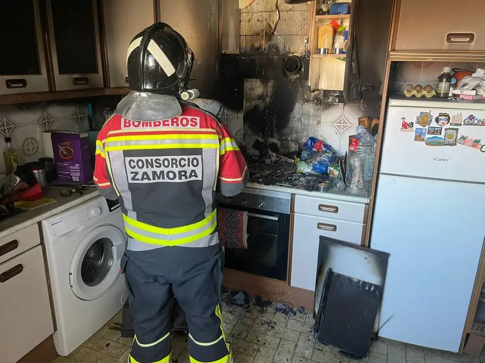 incendio casa de Benavente