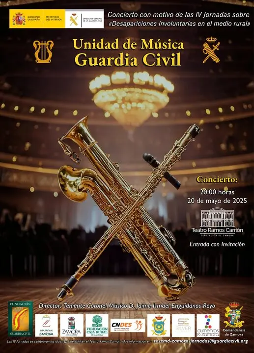 Concierto de la Guardia Civil en Zamora