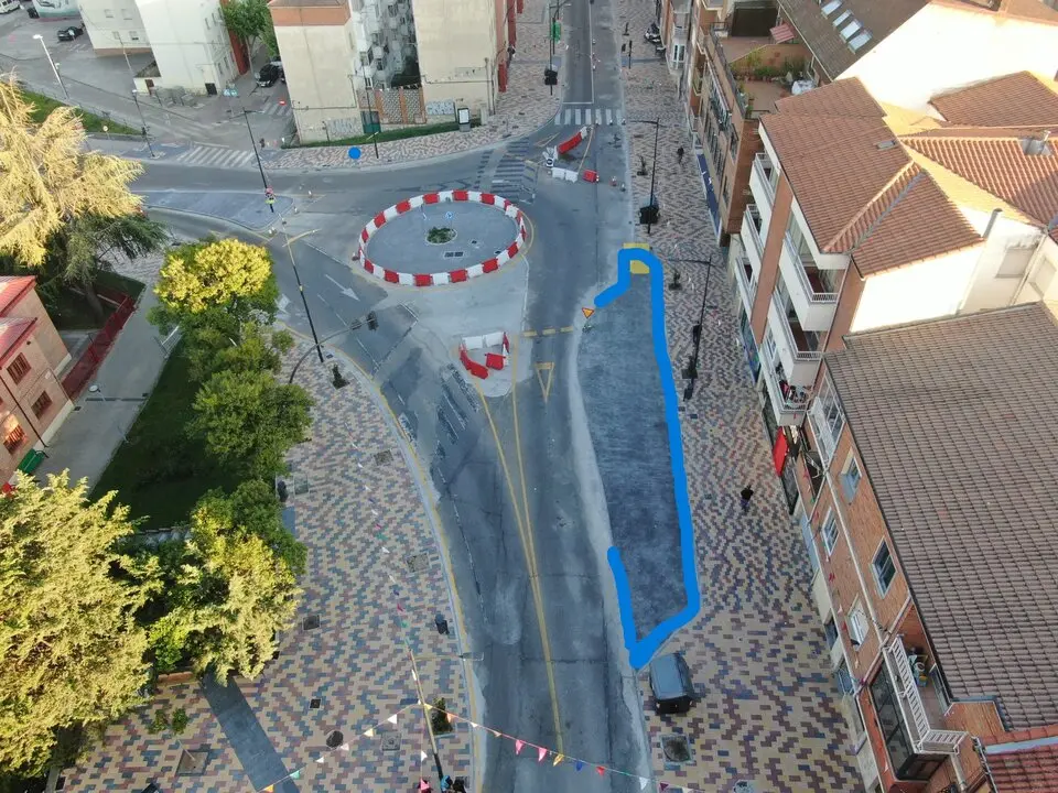 Zonas habilitadas carga y descarga Av. de Galicia. Imagen de redes sociales.