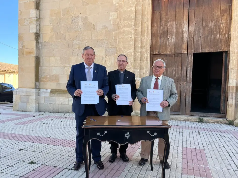 Junta de Castilla y León, Diputación y Obispado de Zamora firman acuerdo de colaboración para restaurar la iglesia de Molacillos