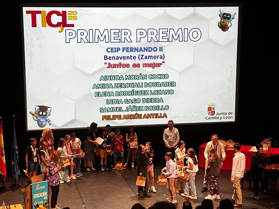 CEIP Fernando II de Benavente han sido reconocidos con el Primer Premio en el Concurso de Vídeos del Plan de Seguridad y Confianza Digital