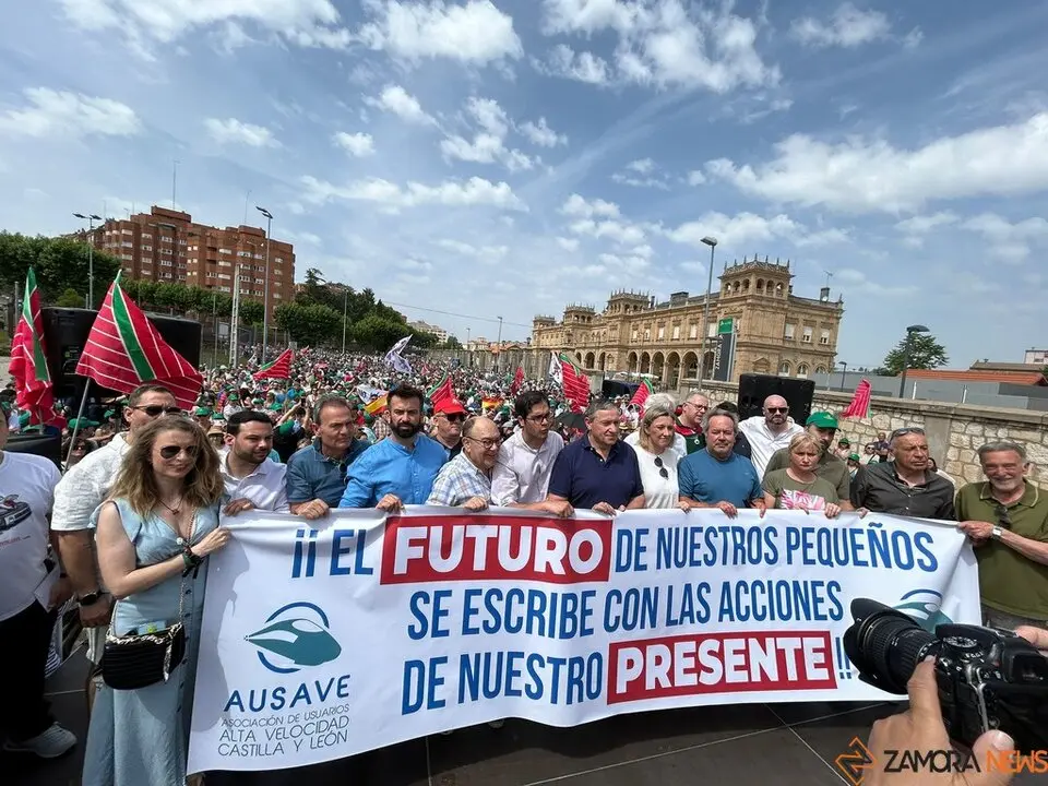 Manifestación contra supresión tren Zamora_8