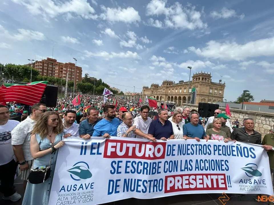 Manifestación contra supresión tren Zamora_9