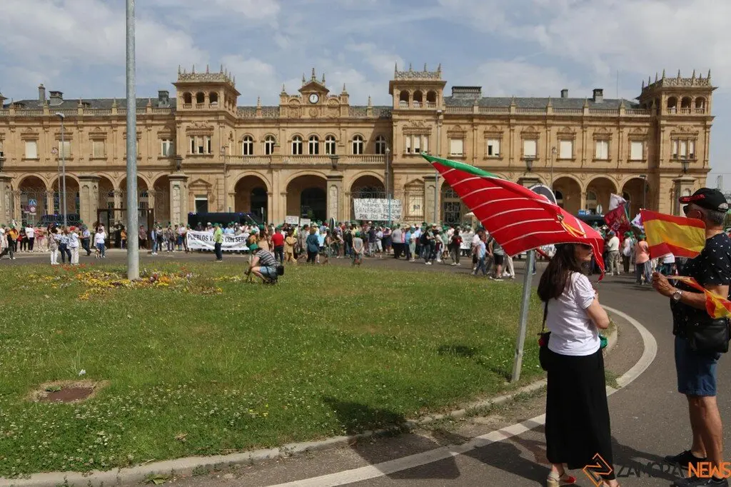 Manifestación contra supresión tren Zamora_19