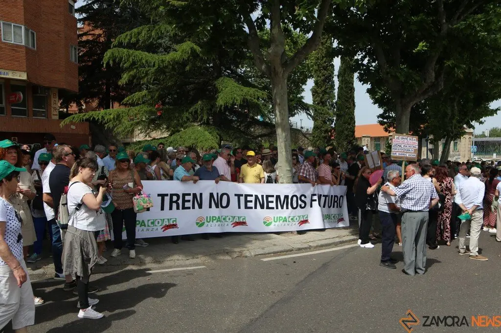 Manifestación contra supresión tren Zamora_20