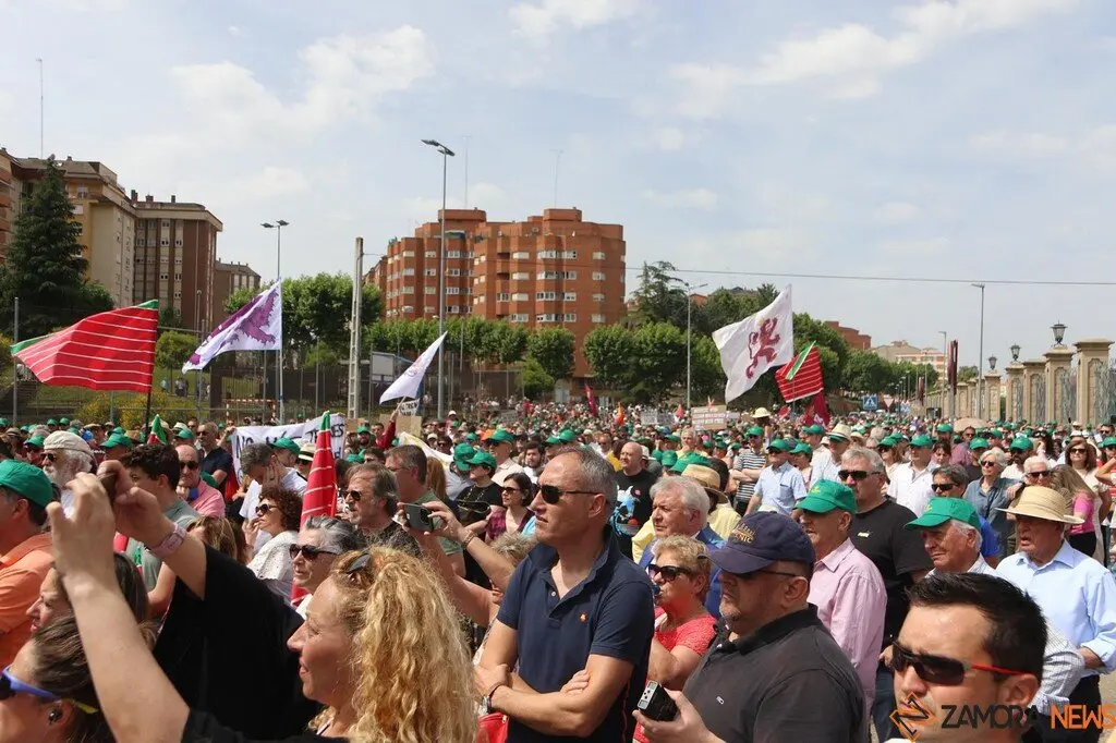Manifestación contra supresión tren Zamora_10