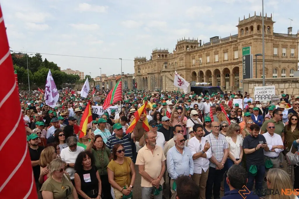 Manifestación contra supresión tren Zamora_18