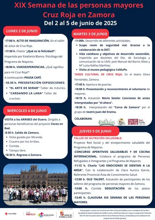Cartel semana de mayores 2025