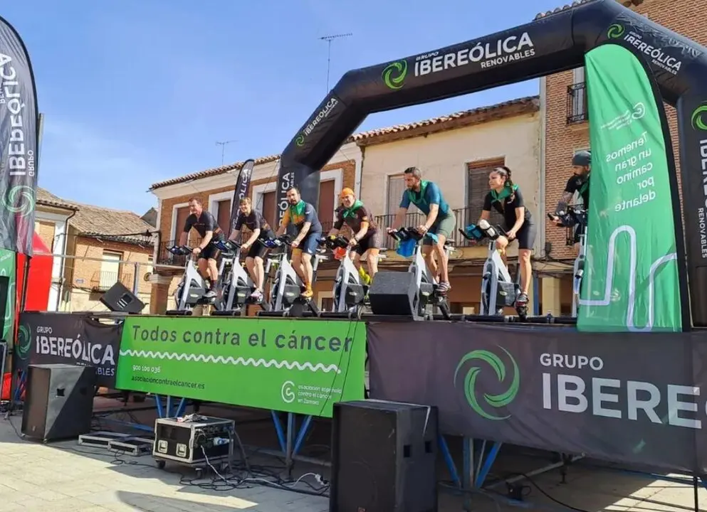 Villalpando pedalea contra el cáncer - Imagen de redes sociales