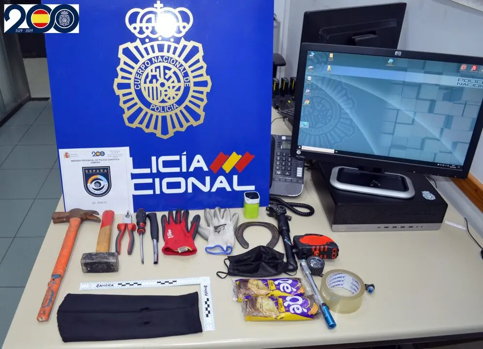 Detenidos dos hombre por robos en establecimeintos de Zamora