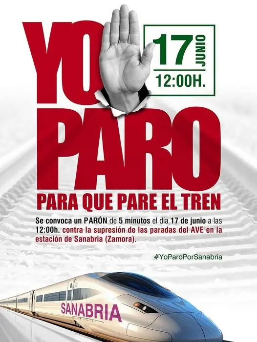 “Yo paro, para que pare el tren”