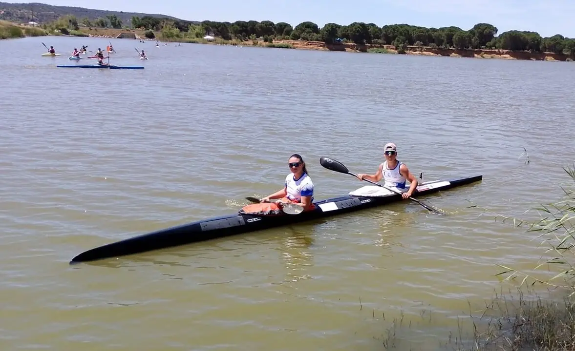 Cto. CyL Sprint Verano 2025 (1) K2 Cadete Remando