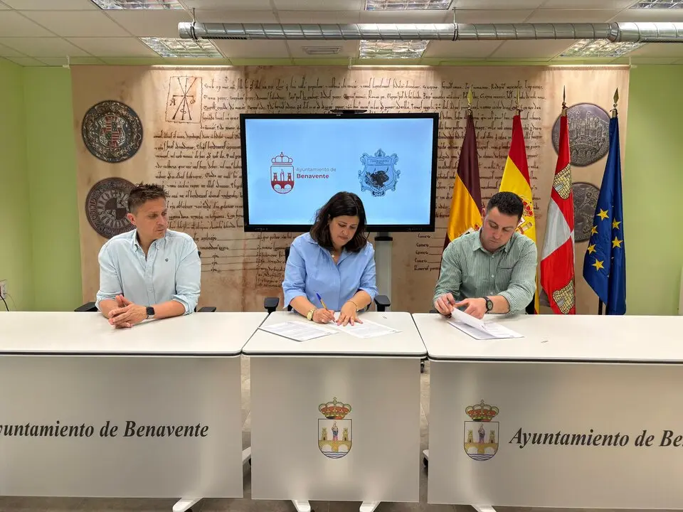 Convenio colaboración con las peñas Ayuntamiento de Benavente