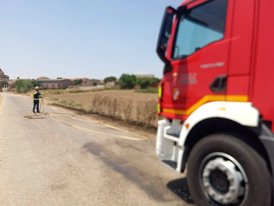 incendio forestas en Morales del Vino