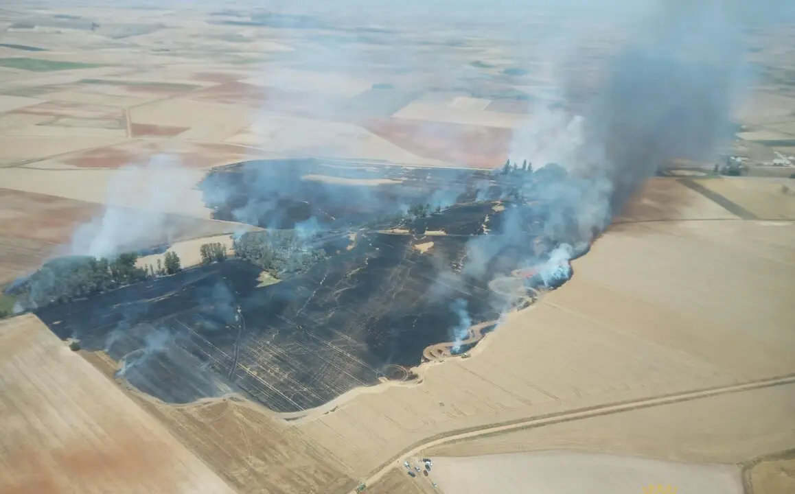 Incendio villarin de campos