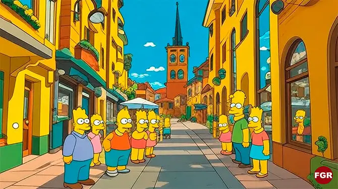 Los Simpson. Imagen de Inter Benavente