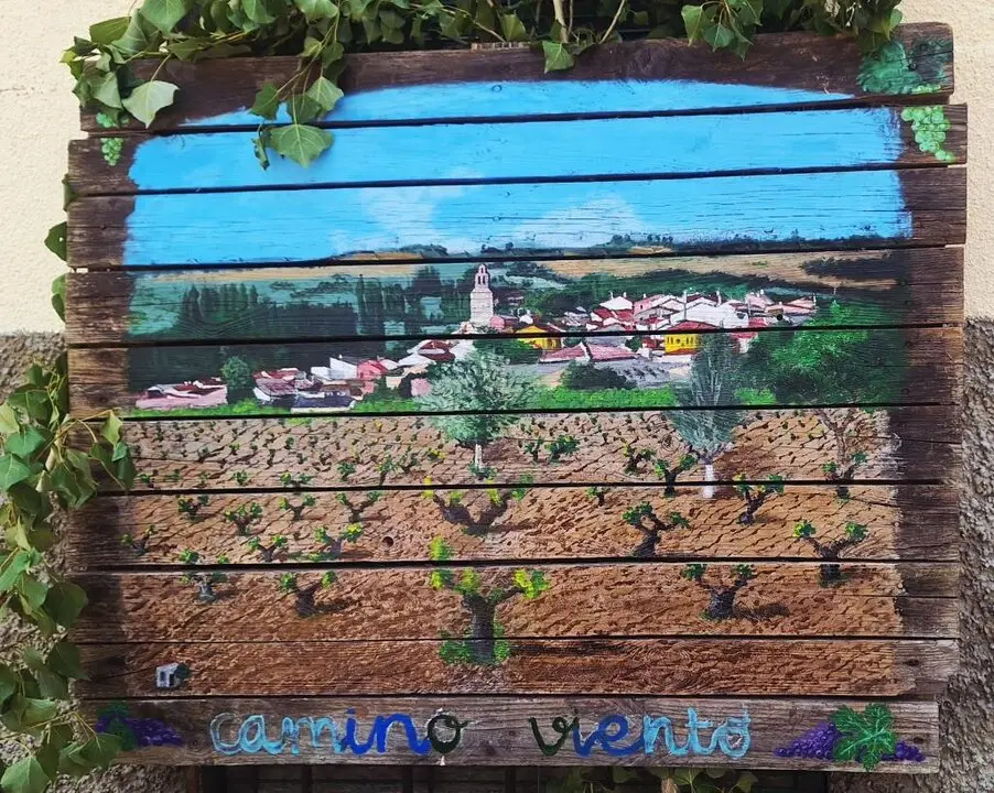 Palé decorativo hecho por los vecinos en El Piñero