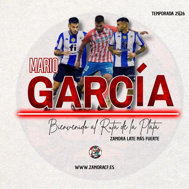 Mario García, nuevo fichaje del Zamora CF