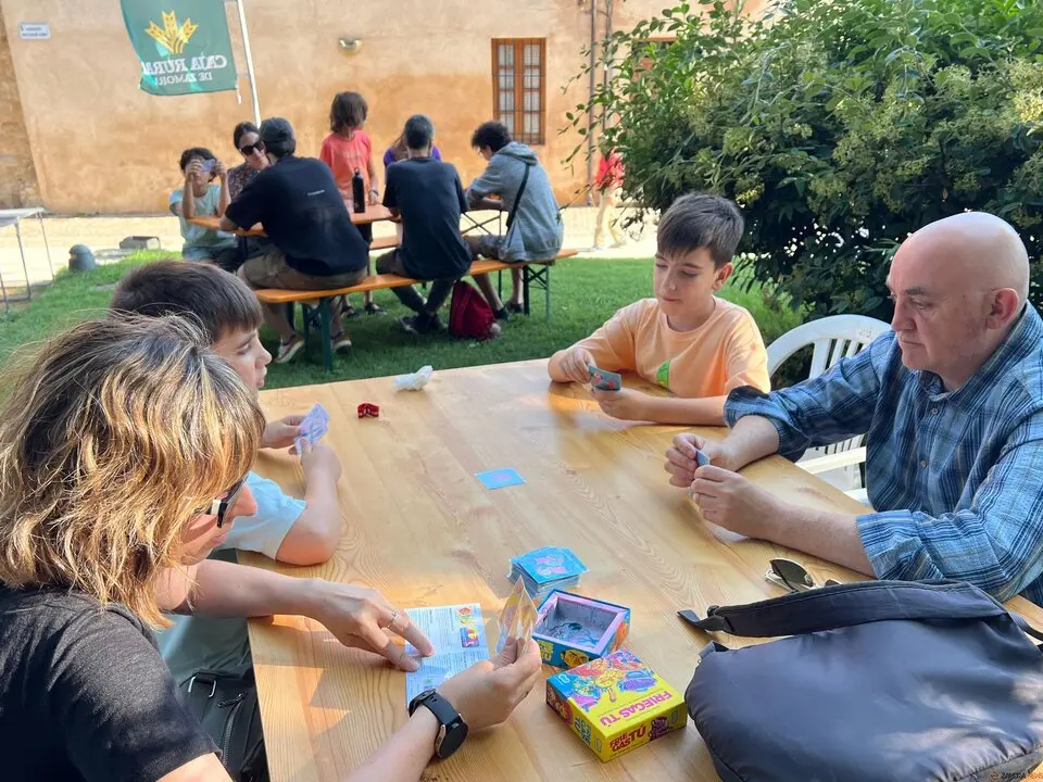 Jardines del Castillo de Zamora, “Juegos de Mesa en la Calle”