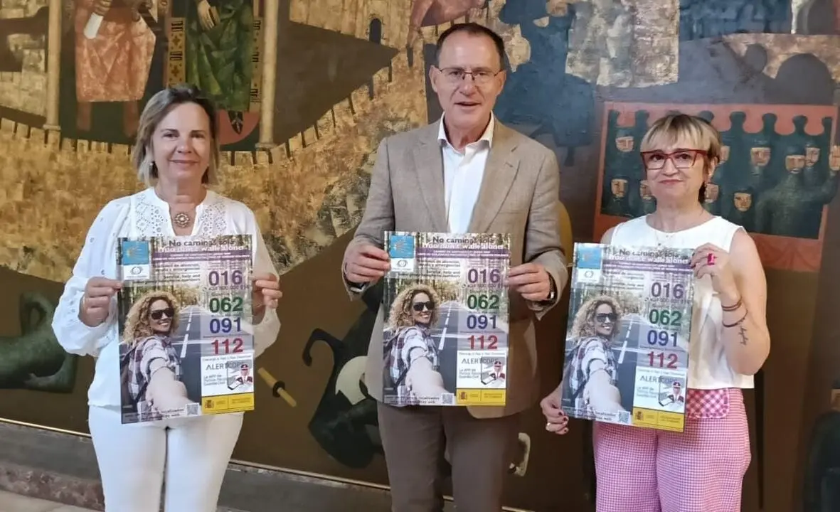 Zamora, Camino de Santiago. Campaña contra la violencia machista