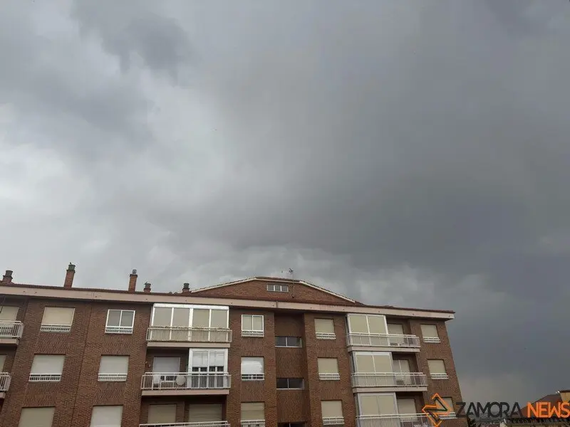día de tormenta en Zamora