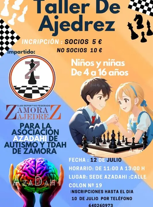 Taller de ajedrez inclusivo AZADAHI