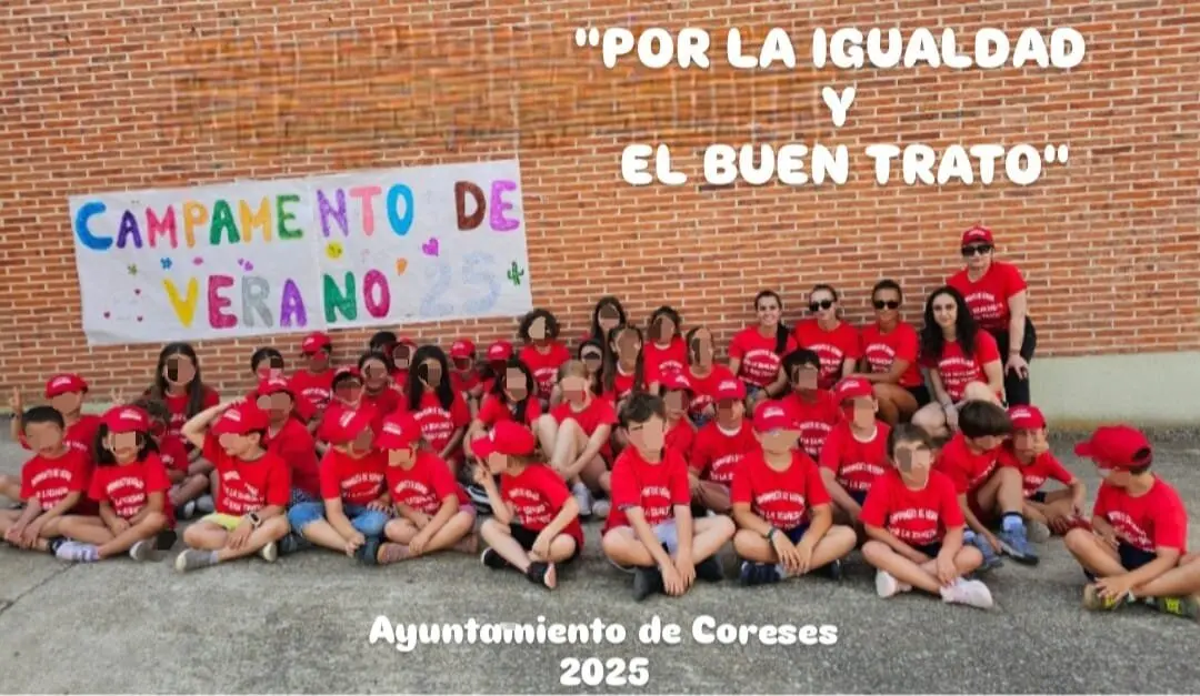 Campamento de Verrano en Coreses Por la  Igualdad y el Buen Trato