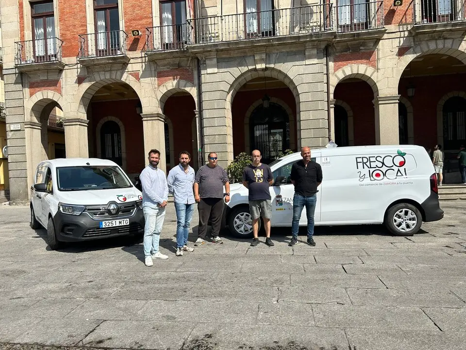 Zamora a tu lado, furgonetas llevar productors a domicilio
