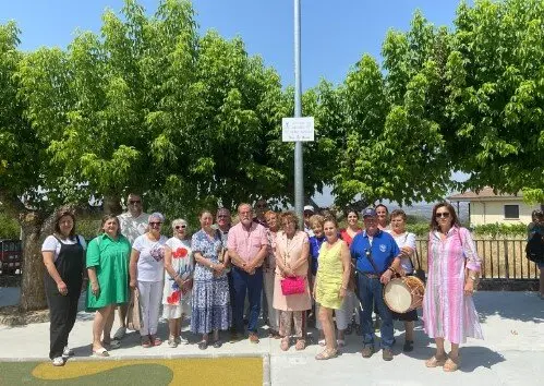 Inaugurcion del parque Conchita Regojo en Fermoselle - Imagen de redes sociales