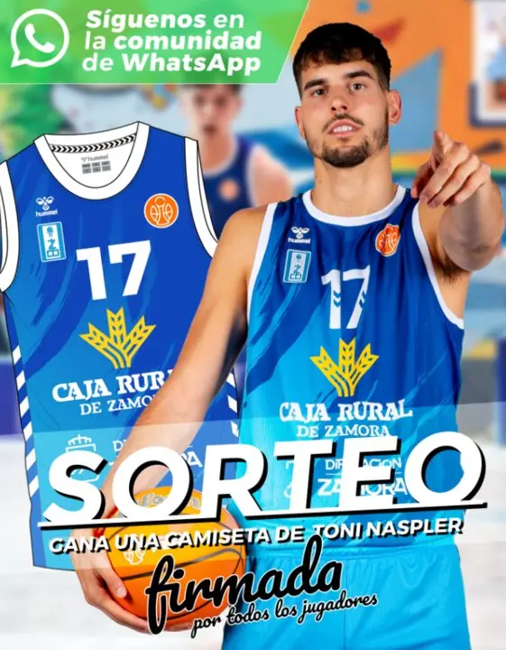 Toni Naspler, sorteo CB Zamora
