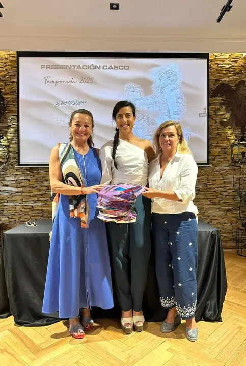 Lola Fernandez Ochoa (fundación Blanca), Sara Garcia (piloto motociclismo) y Toñi Martos (psicóloga)