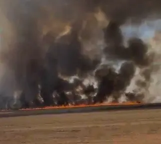 Incendio en Tierra de Campos