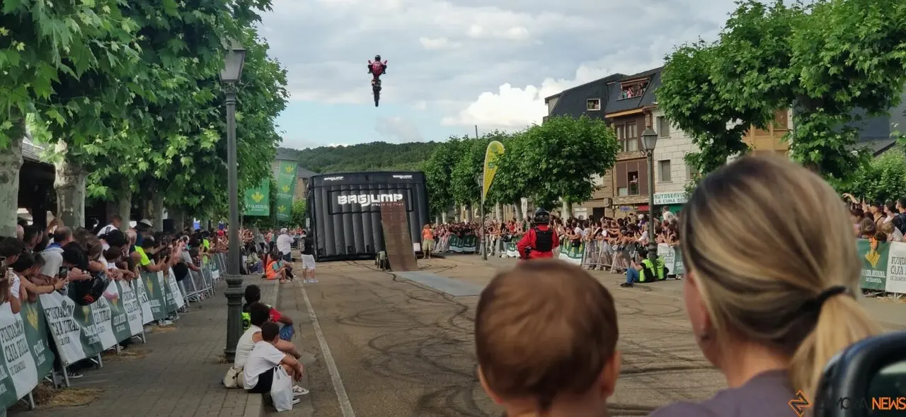 Exhibición de Freestyle Motocross