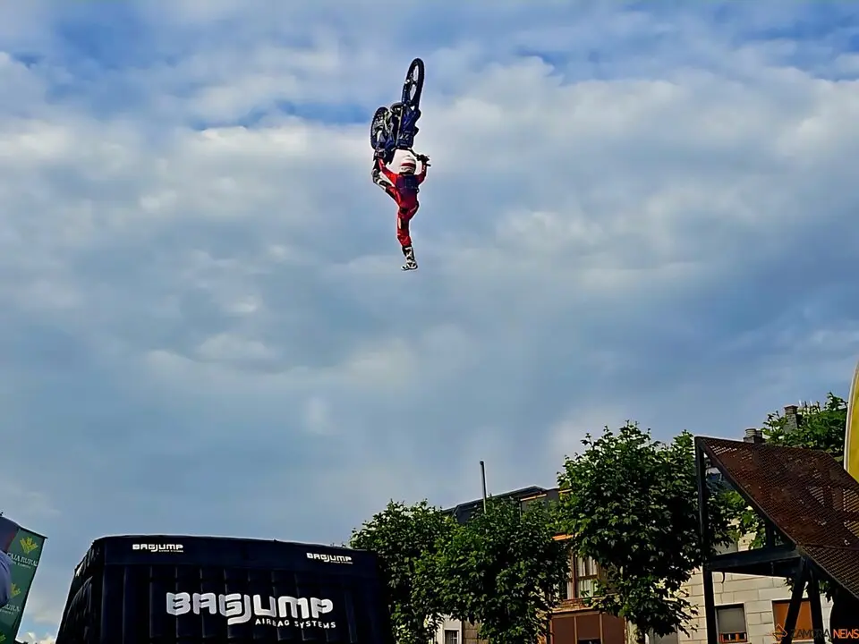 Exhibición de Freestyle Motocross