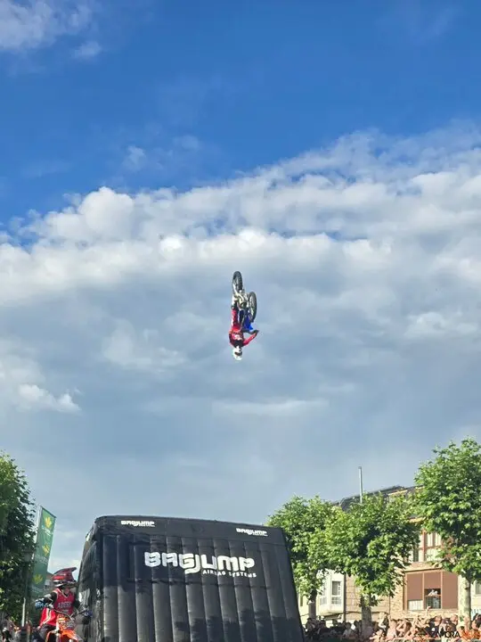 Exhibición de Freestyle Motocross