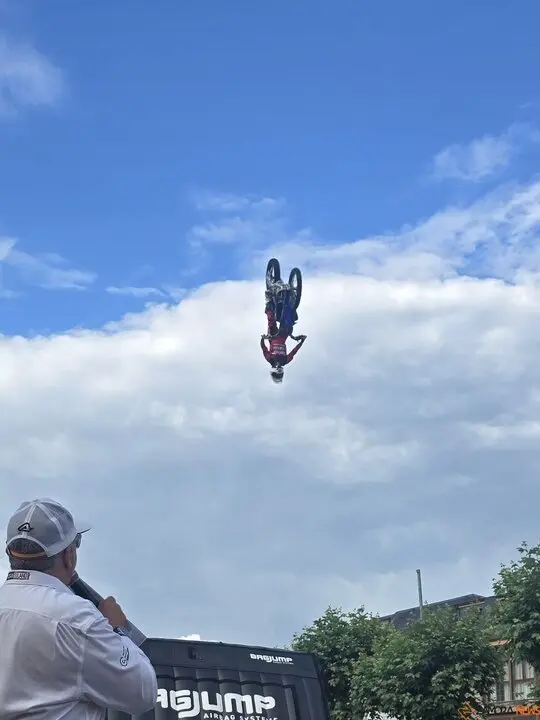 Exhibición de Freestyle Motocross