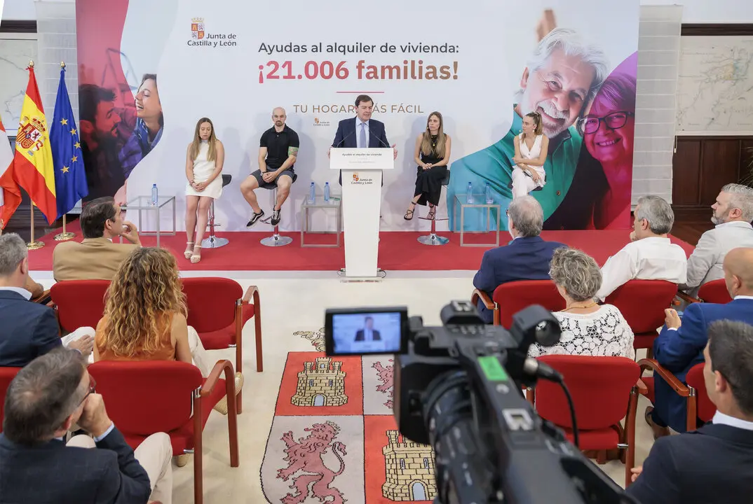 presentación de medidas en materia de Vivienda, intervención de Alfonso Fernández Mañueco